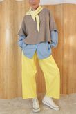 Gaberdine Barrel Pant Lemonade